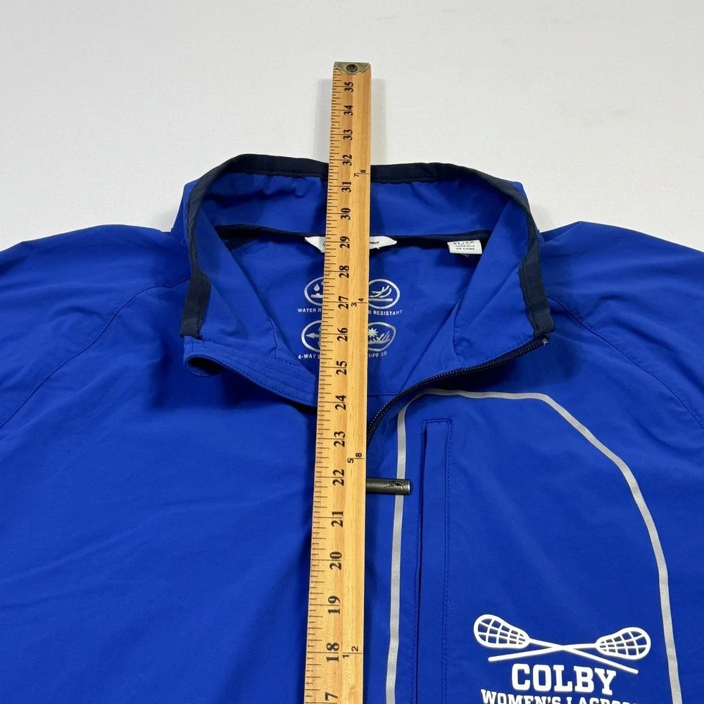 Tommy‎ Bahama Colby Lacrosse Jacket Womens XL Blue NCAA Quarter Zip Pullover